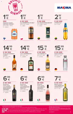 MAXIMA akcijos nuo 04.09.2025 | Puslapis: 6 | Prekių: Degtinė, Viskis, Vynas, Alus