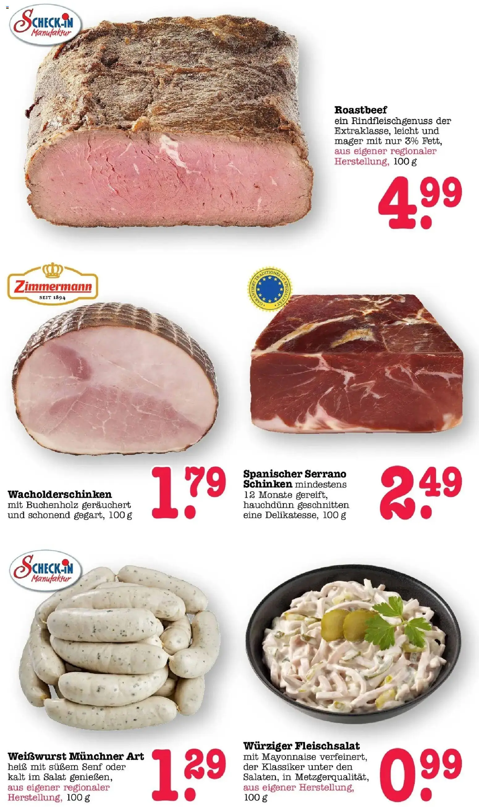 Edeka prospekt Wörth Am Rhein	 – gültig ab 02.03.2026 | Seite: 7 | Produkte: Weißwurst, Mayonnaise, Schinken, Salat