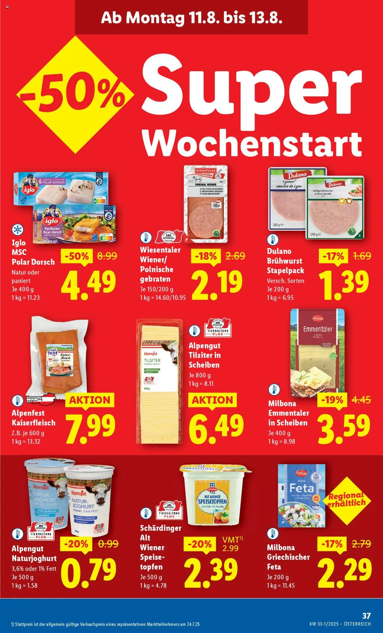Lidl Flugblatt gültig ab 07.08.2025 | Seite: 41 | Produkte: Milch, Joghurt