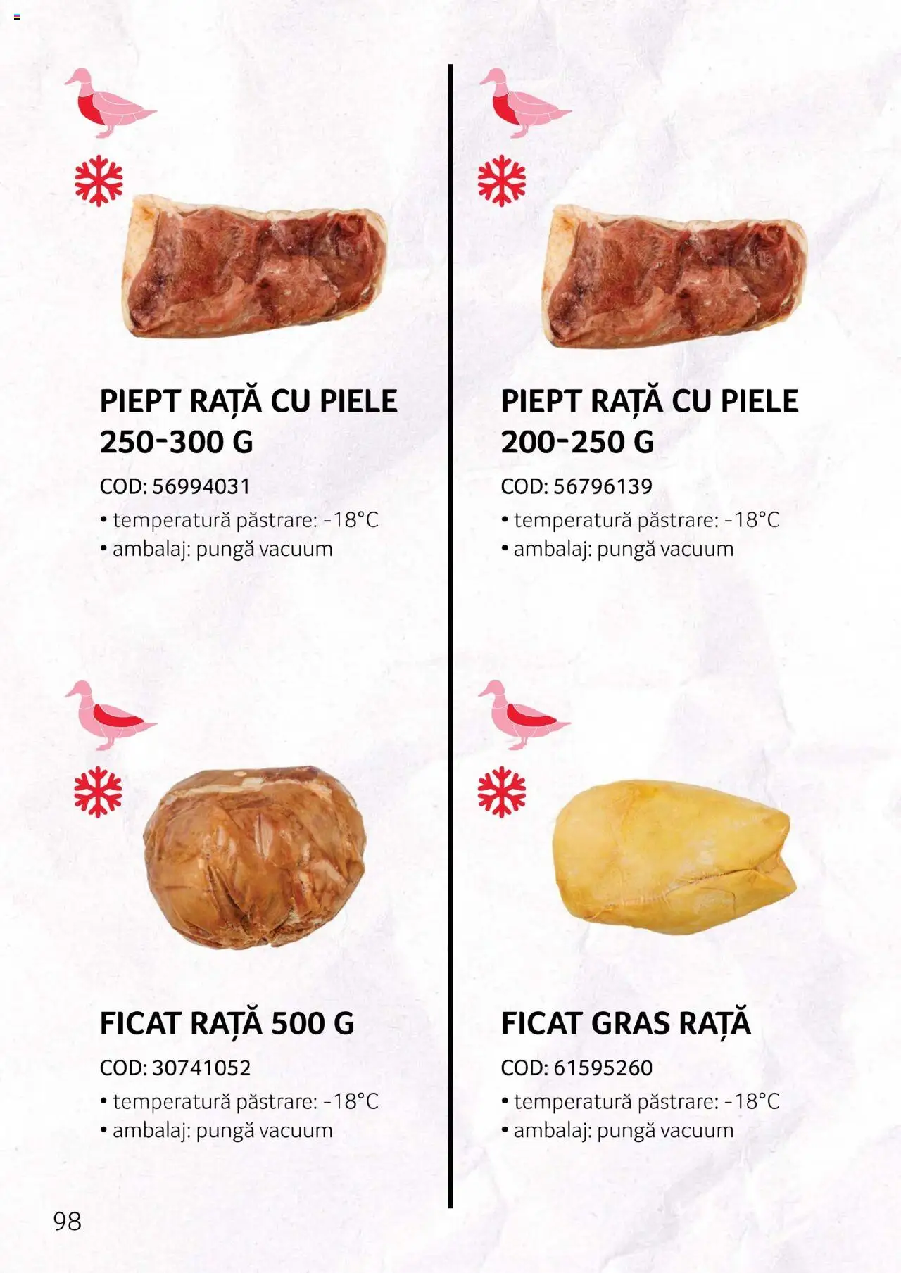 Catalog Selgros - Carne – valabil de la 27.04.2023 | Pagină: 98 | Produse: Pungă, Hacıyatmaz Kedi Oyuncağı, Rață