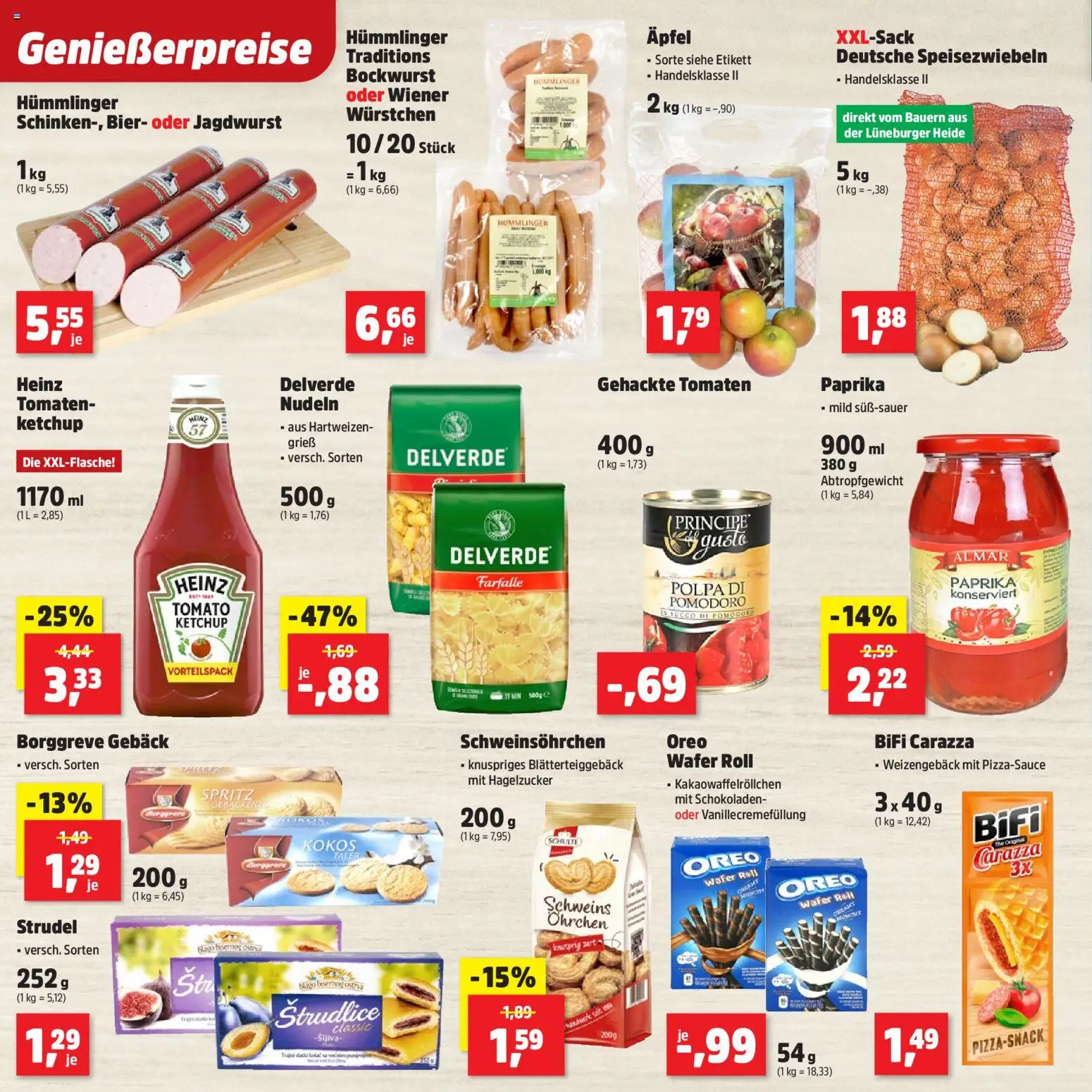 Thomas Philipps Prospekt – gültig ab 01.12.2025 | Seite: 20 | Produkte: Bockwurst, Bifi, Paprika, Ketchup