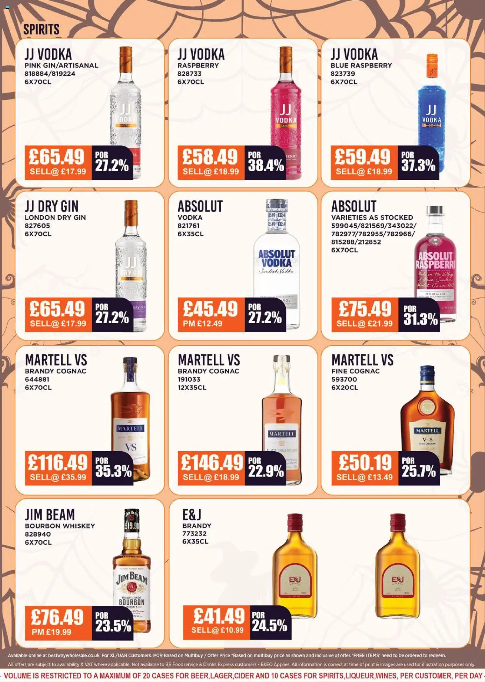 {H1} | Page: 9 | Products: Bourbon, Gin, Whiskey, Raspberry