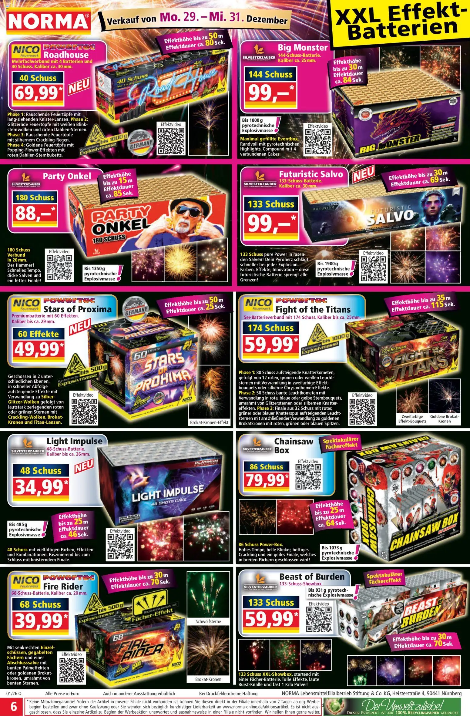 Norma Prospekt 	 – gültig ab 29.12.2025 | Seite: 20 | Produkte: Batterien, Box, Batterie, Monster