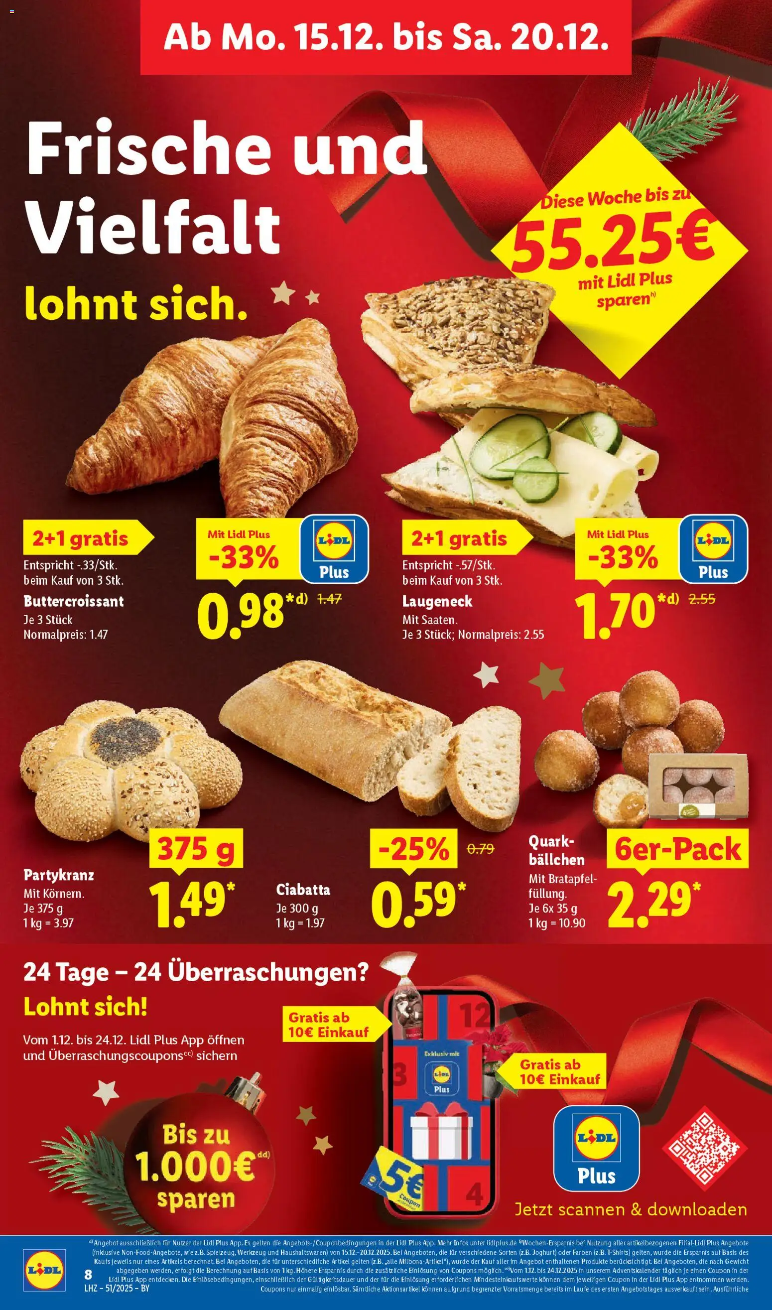 Lidl Prospekt München – gültig ab 15.12.2025 | Seite: 18 | Produkte: Gewicht, Quark, Joghurt