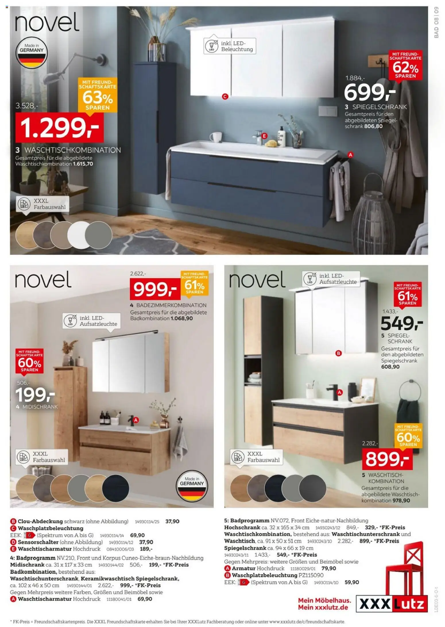 XXXL Lutz Badzimmertesterinnen und -tester gesucht – gültig ab 08.03.2026 | Seite: 9 | Produkte: Schrank, Spiegel, Spiegelschrank, Hochschrank