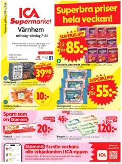 ICA Supermarket - Malmö - Förhandsvisning av reklamblad från butik ICA Supermarket aktuell från 23.02.2026