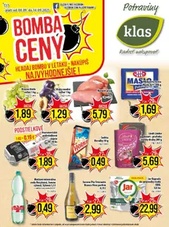Klas leták platný od 08.09.2025