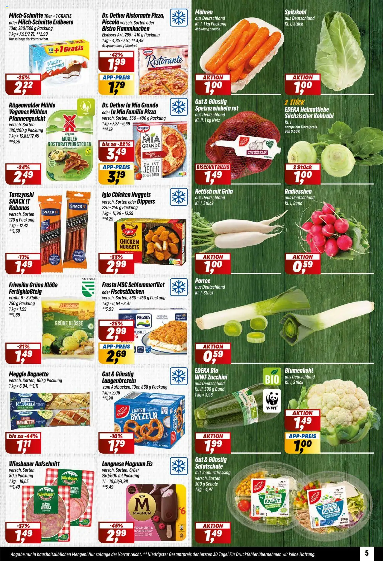 Simmel Prospekt 	 – gültig ab 15.09.2025 | Seite: 5 | Produkte: Mühle, Baguette, Fischstabchen, Salat