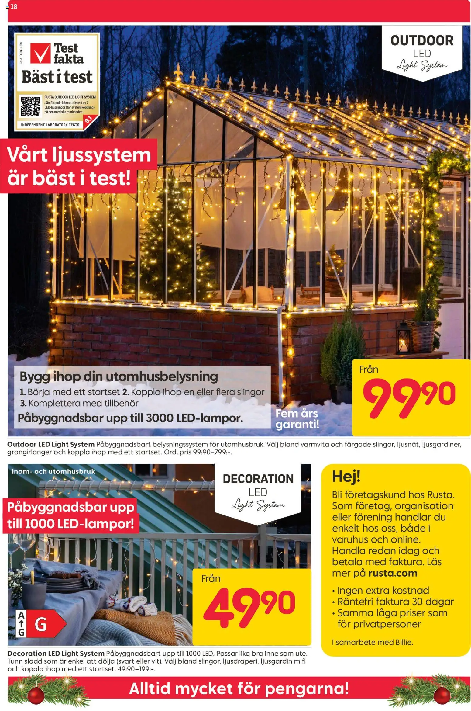 Rusta reklamblad aktuell från 08.12.2025 | Sida: 18 | Produkter: Sladd