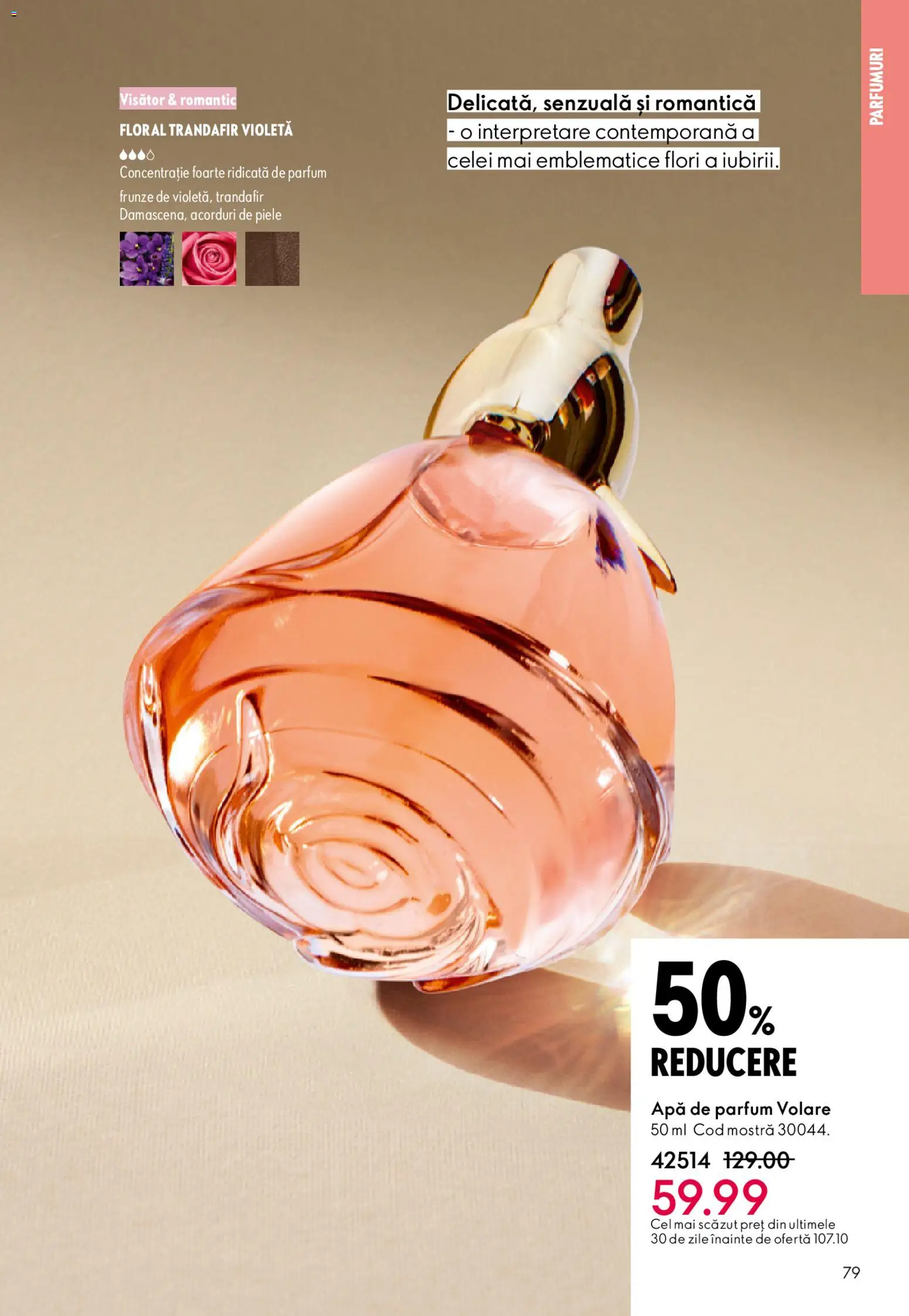 Noul catalog Oriflame – valabil de la 11.02.2026 | Pagină: 79 | Produse: Apă de parfum, Trandafir, Parfum, Apă