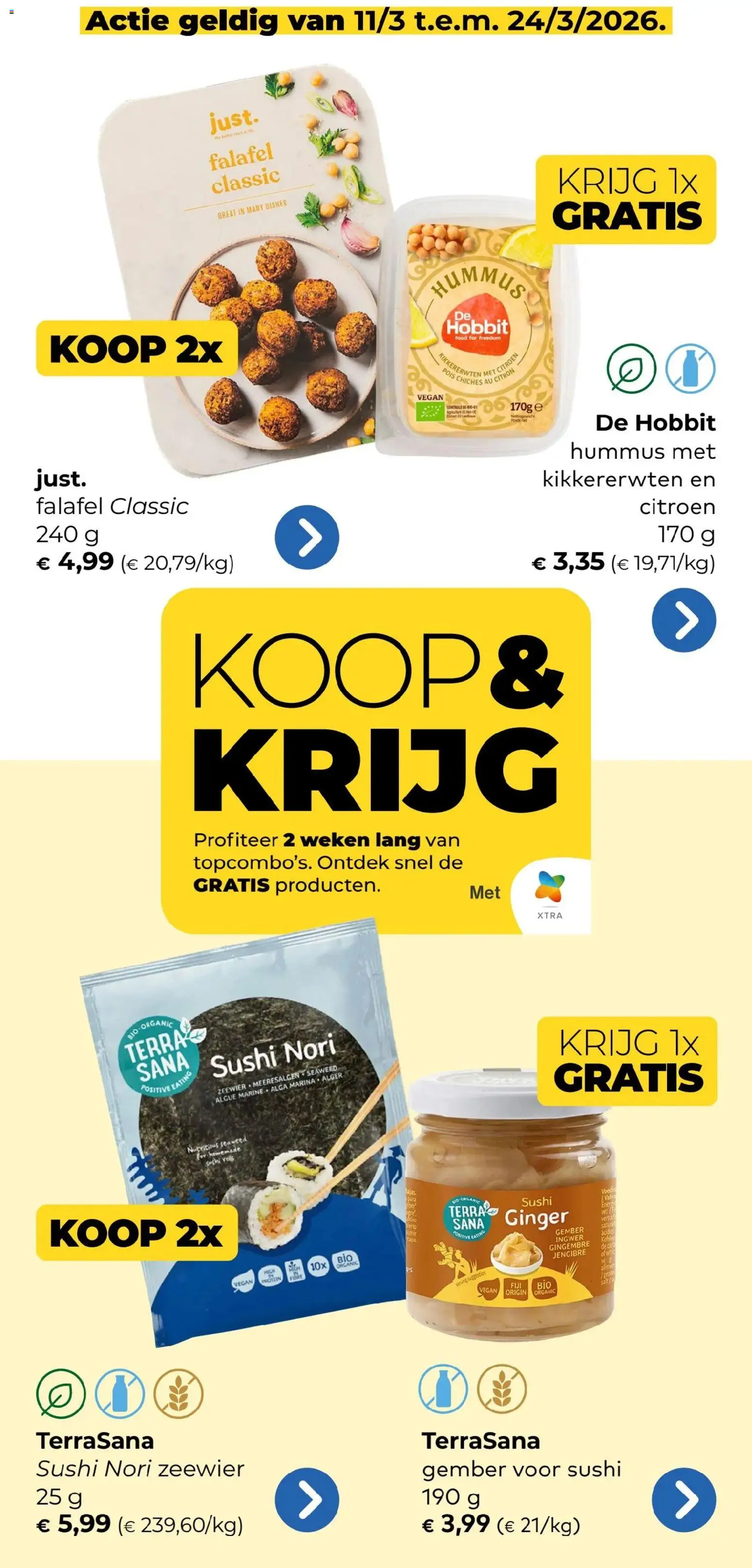 {H1} | Pagina: 3 | Producten: Sushi, Kikkererwten, Gember, Citroen