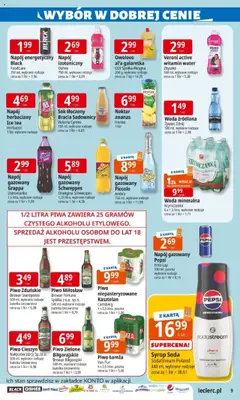 E.Leclerc Gazetka - Zamość od 29.07.2025 | Strona: 9 | Produkty: Karta, Syrop, Piwo, Ananas