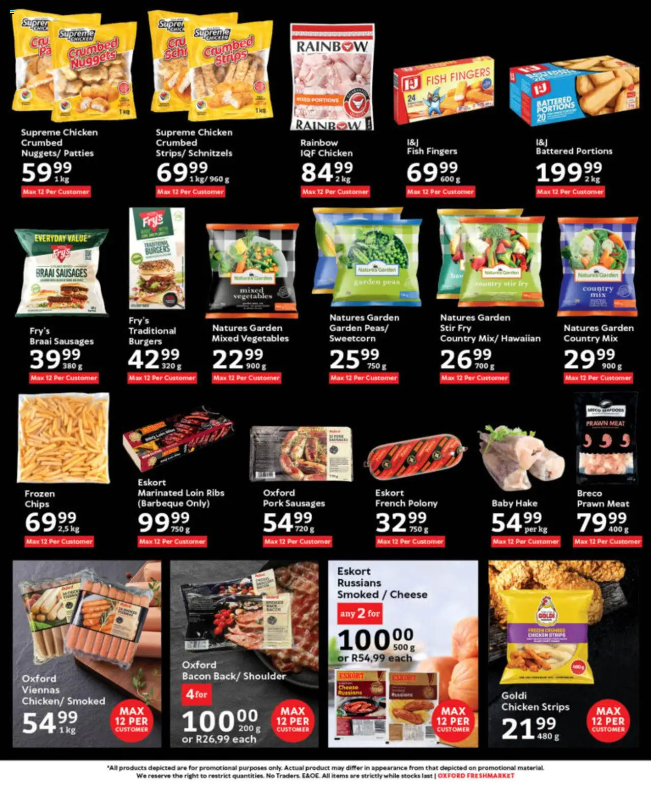 Oxford Freshmarket Specials │ valid from 06.08.2025 | Page: 15 | Products: Ribs, Cheese, Chicken, Chips