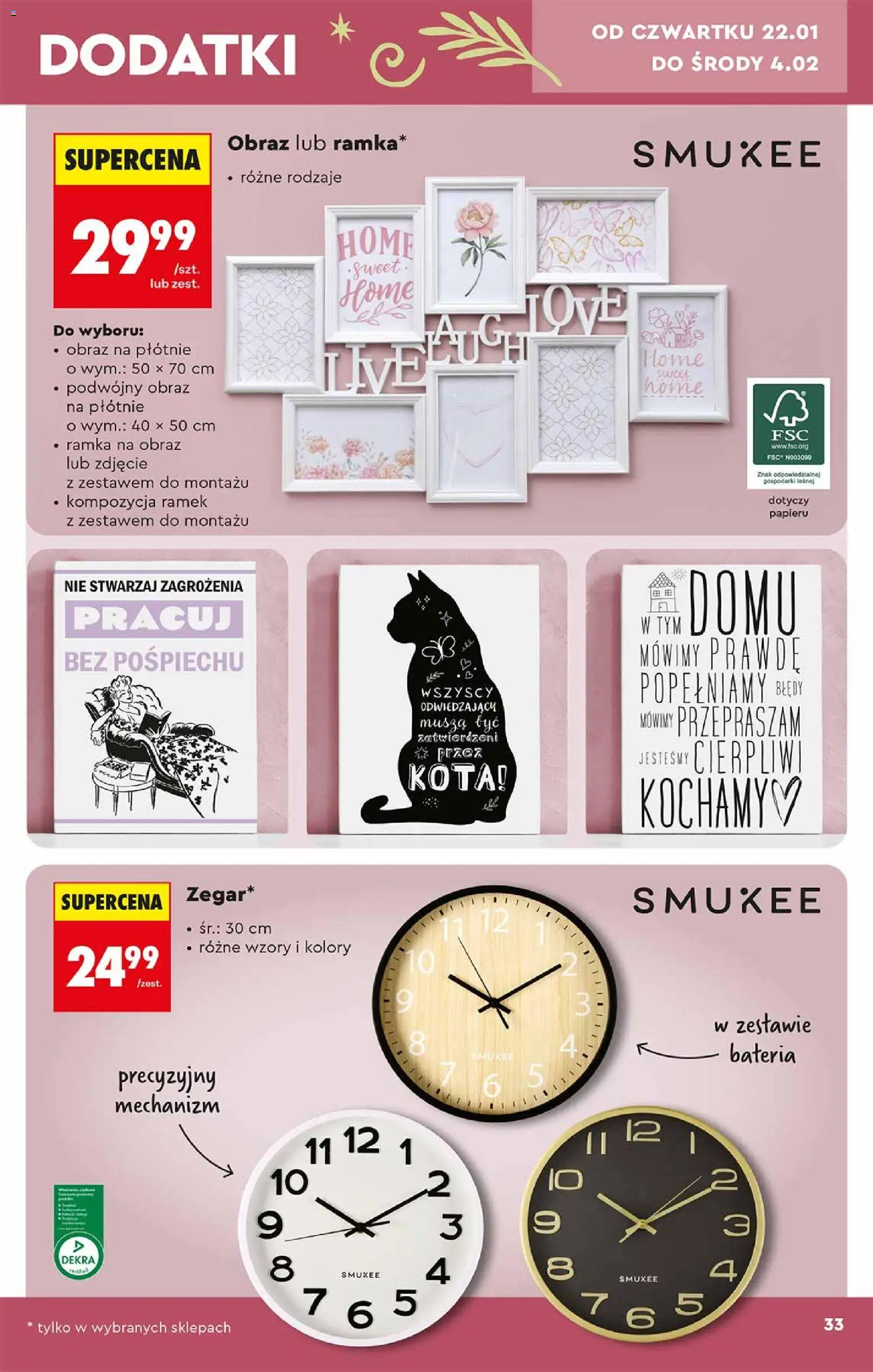 Biedronka gazetka - Hity i inspiracje od 17.01.2026 | Strona: 33 | Produkty: Bateria, Ramka