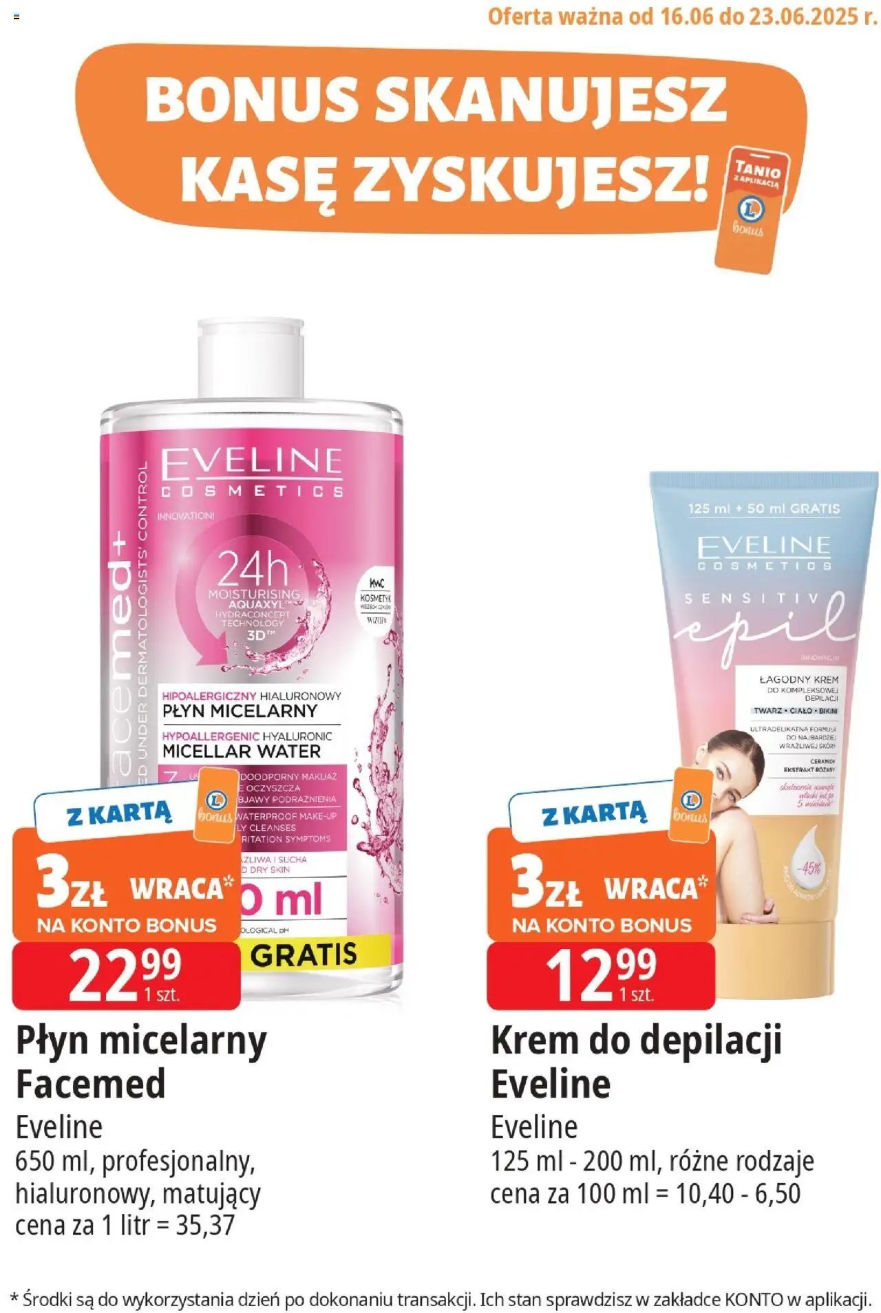 E.Leclerc Gazetka - Kupony dodatkowe od 16.06.2025 | Strona: 6 | Produkty: Karta, Makijaż, Krem, Krem do depilacji