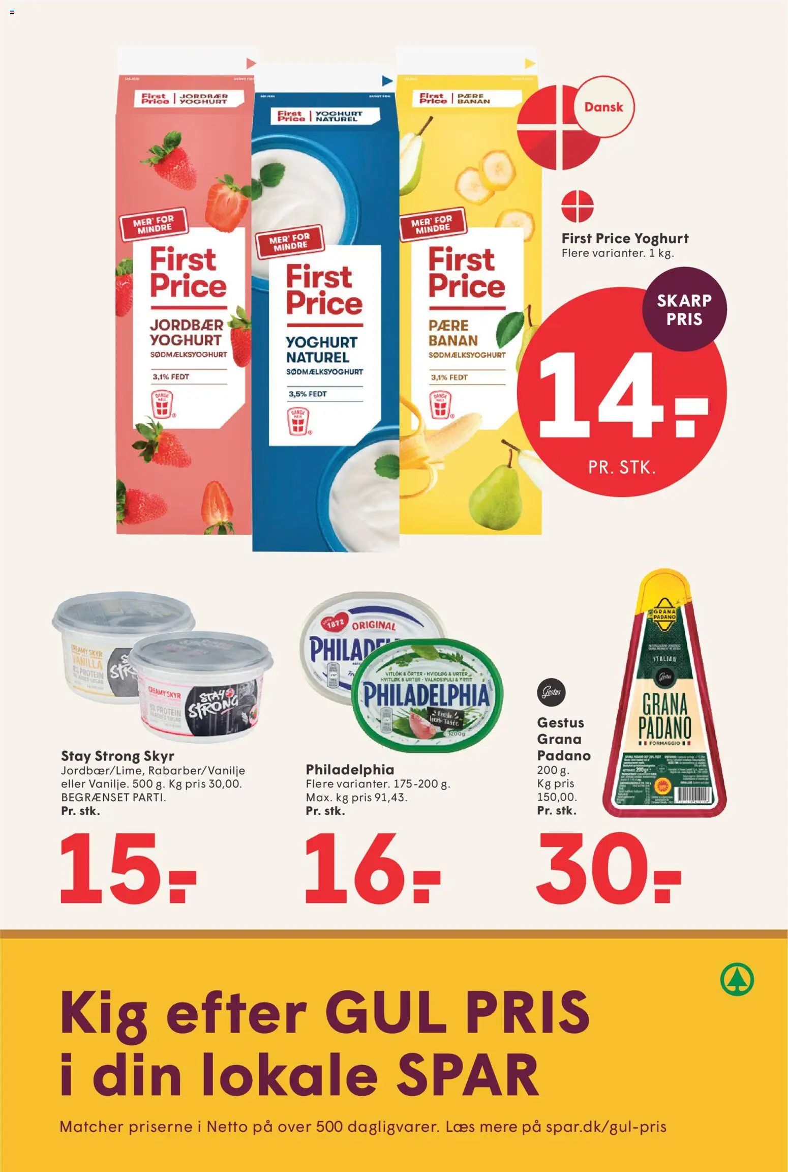 Spar tilbudsavis – gyldig fra 23.01.2026 | Side: 8 | Produkter: Yoghurt, Skyr, Jordbær, Hvidløg