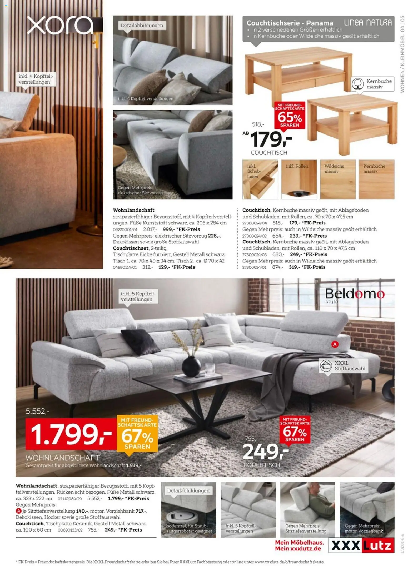 XXXL Lutz - Nr. 1 beim Preis – gültig ab 27.12.2025 | Seite: 5 | Produkte: Wohnlandschaft, Hocker, Couchtisch, Tisch
