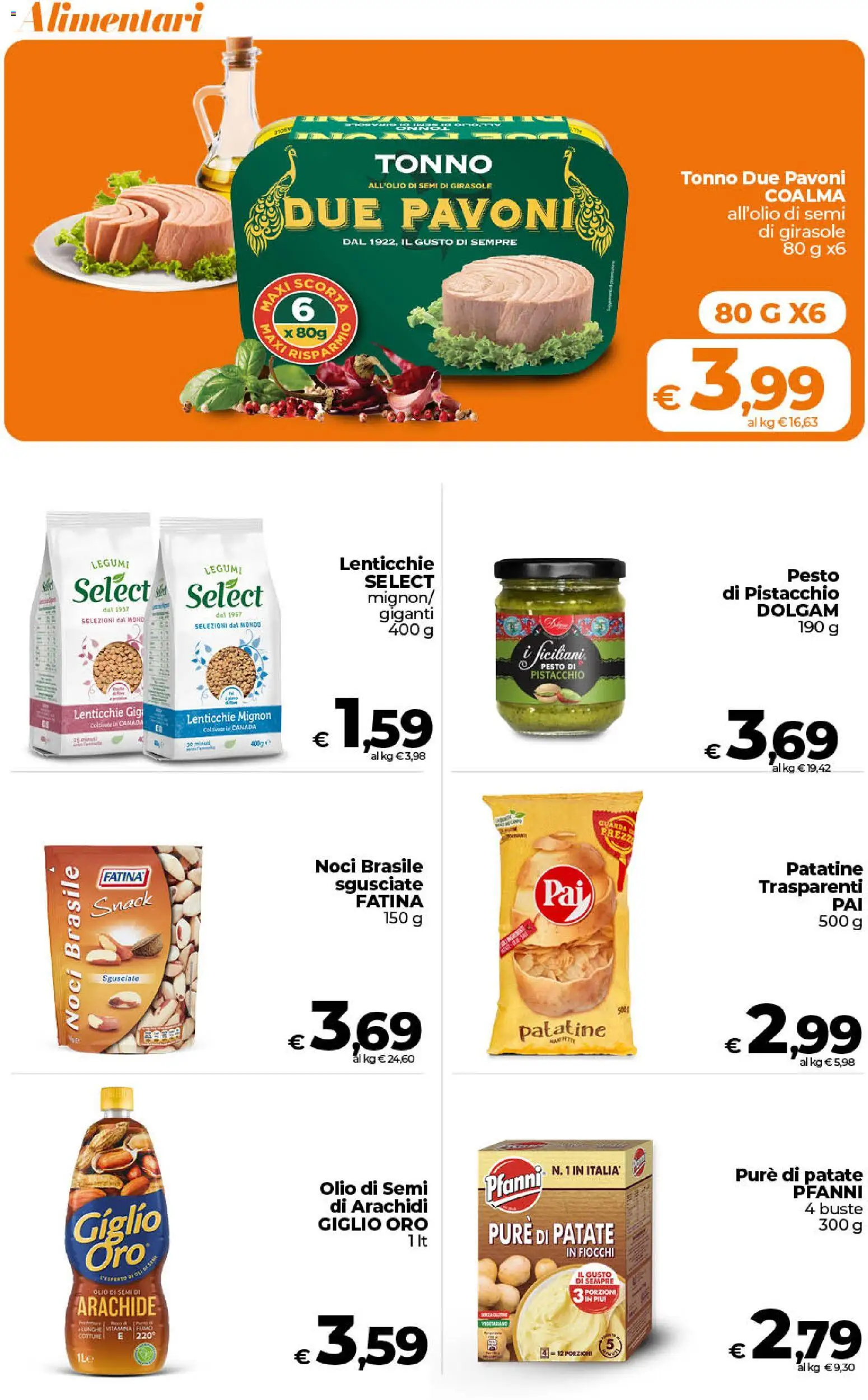 Volantino Ipercoop del 24.02.2026 | Pagina: 31 | Prodotti: Patatine, Fiocchi, Lenticchie, Arachidi