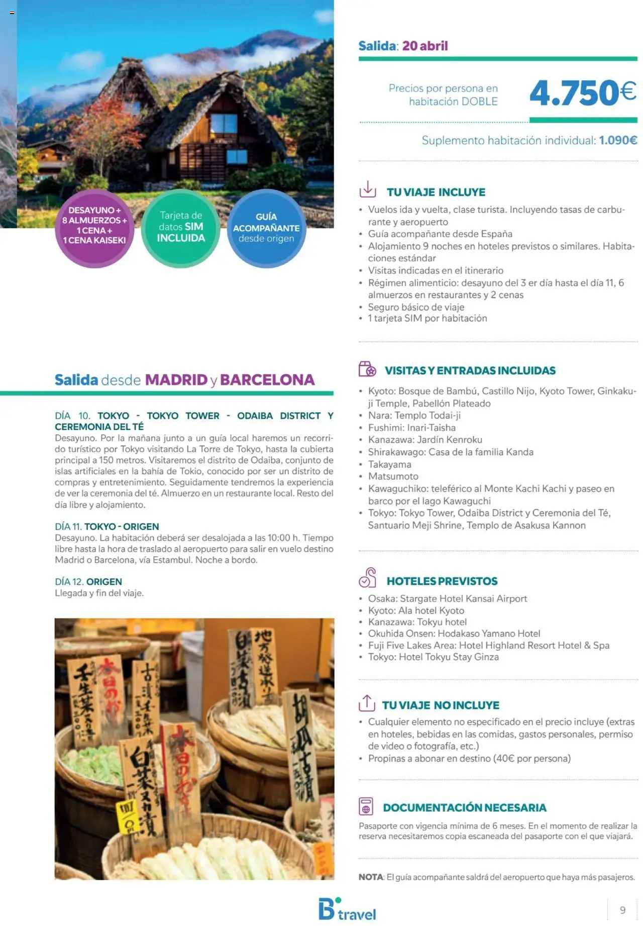 B the travel brand Viajeros Expertos 2025 │ válido desde el 30.09.2024 | Página: 9 | Productos: Té, Video