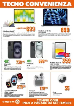 Anteprima del volantino Expert volantino Piscopo valido a partire dal 26.03.2026 | Pagina: 13 | Prodotti: Audio, Fotocamera, Ipad, Macbook