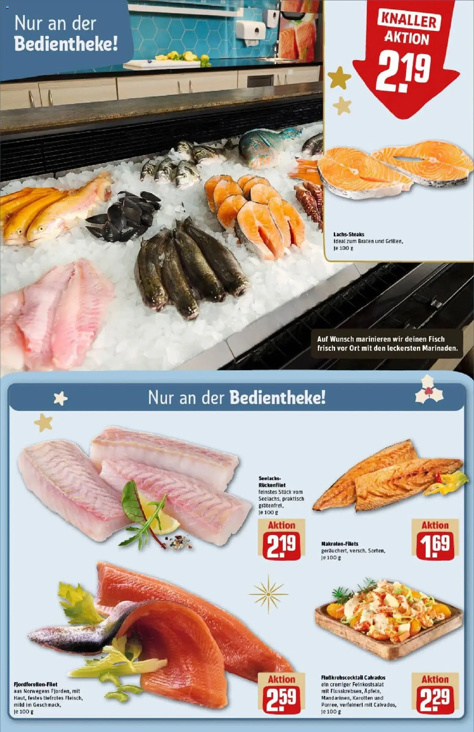 Rewe prospekt Leverkusen / Opladen	 – gültig ab 07.12.2025 | Seite: 29 | Produkte: Fisch, Steak