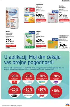 DM Drogerie katalog - pregled DM Drogerie kataloga - važi od 01.12.2025 | Strana: 37 | Proizvode: Bref