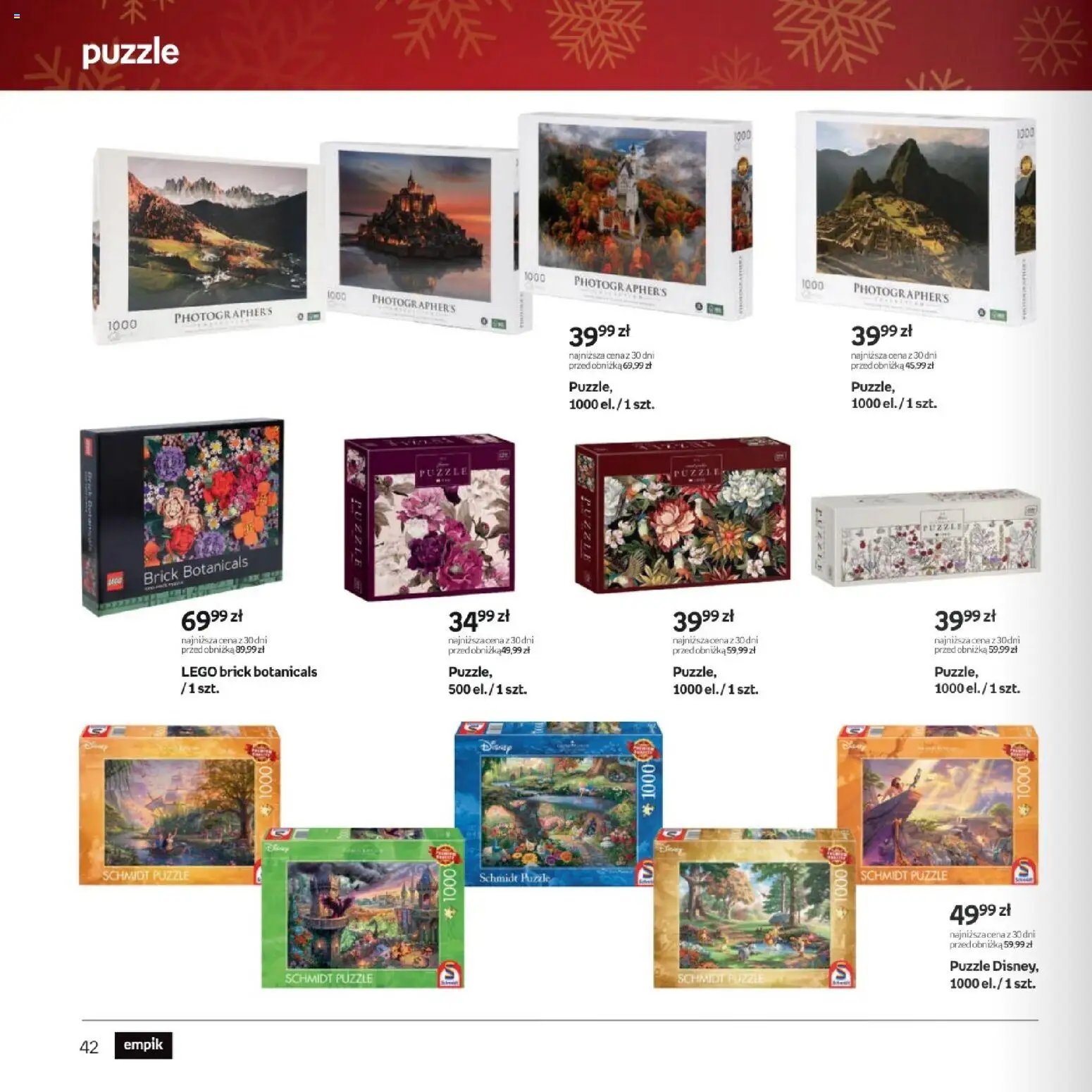 Empik promocje - Witaj w klubie znajdujących trafione prezenty dla każdego od 10.12.2025 | Strona: 42 | Produkty: Lego