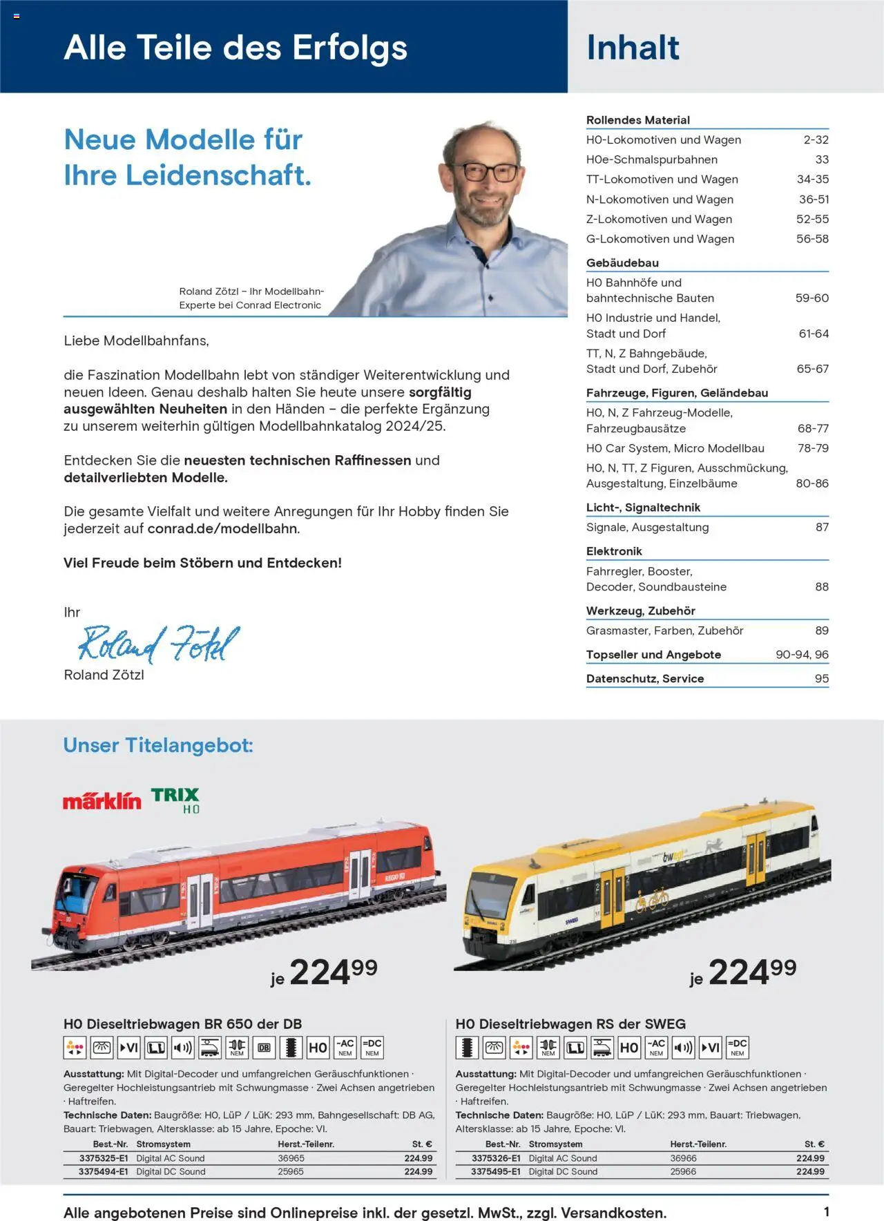 Conrad  Modellbahn Katalog – gültig ab 25.08.2025 | Seite: 3