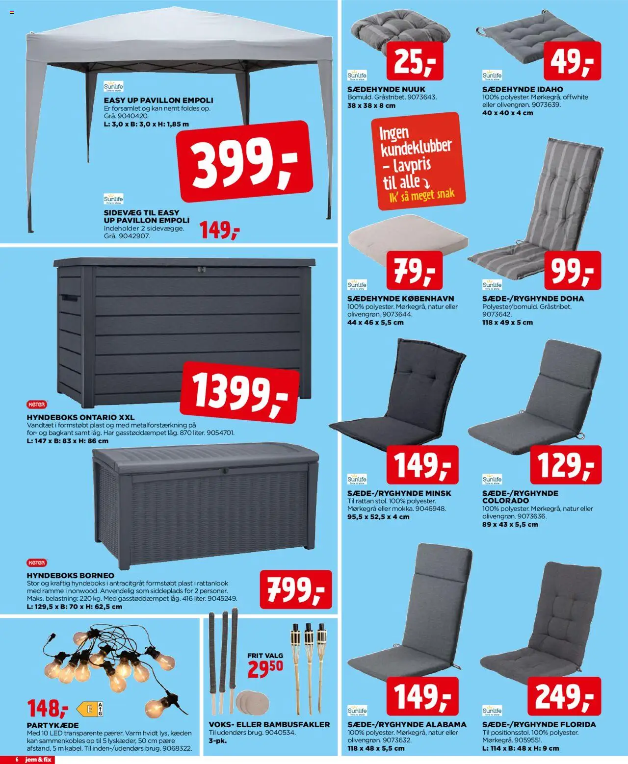 Jem & fix Tilbudsavis gyldig fra 29.06.2025 | Side: 6 | Produkter: Søm