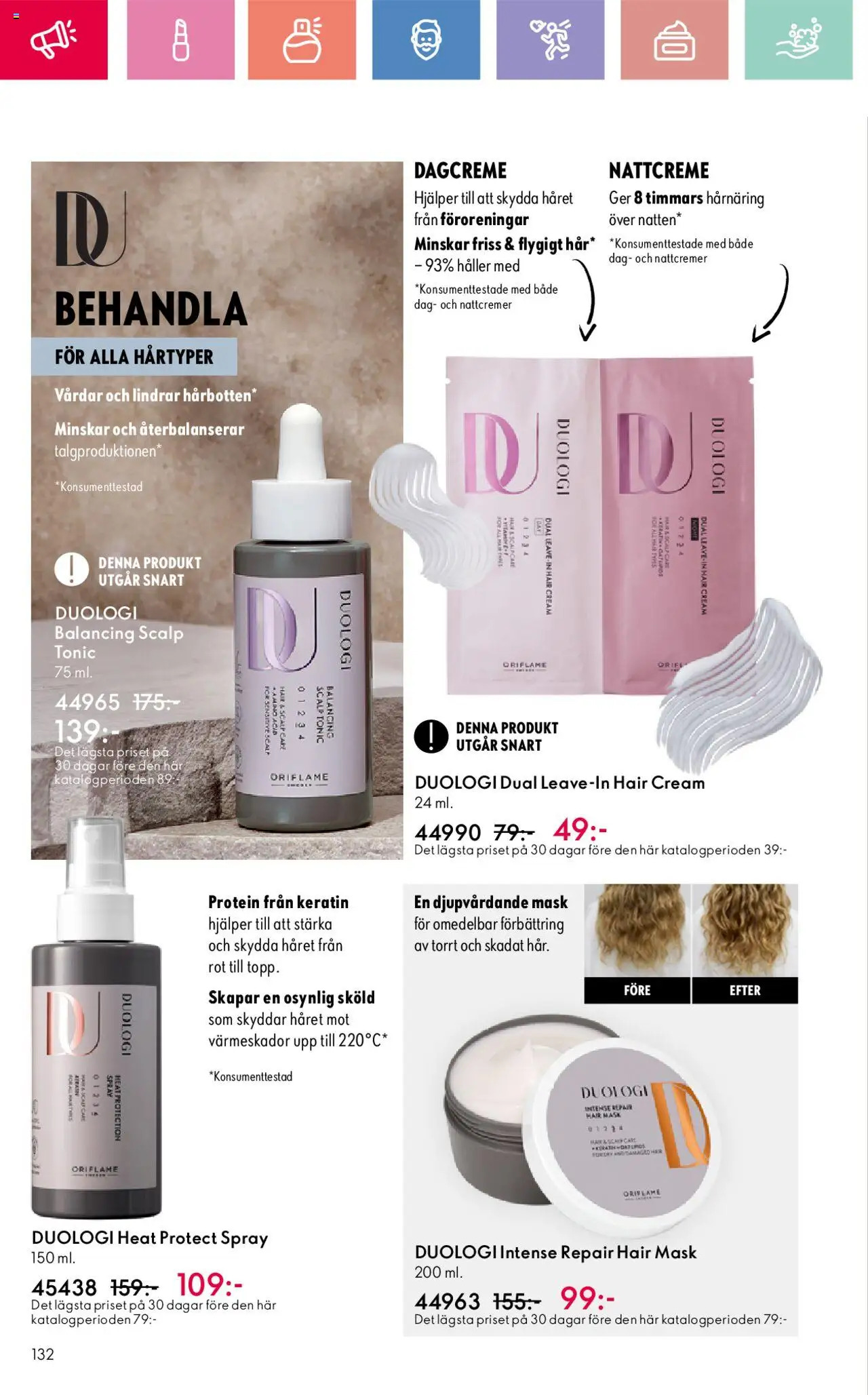 Oriflame reklamblad aktuell från 01.06.2025 | Sida: 132 | Produkter: Mask, Topp