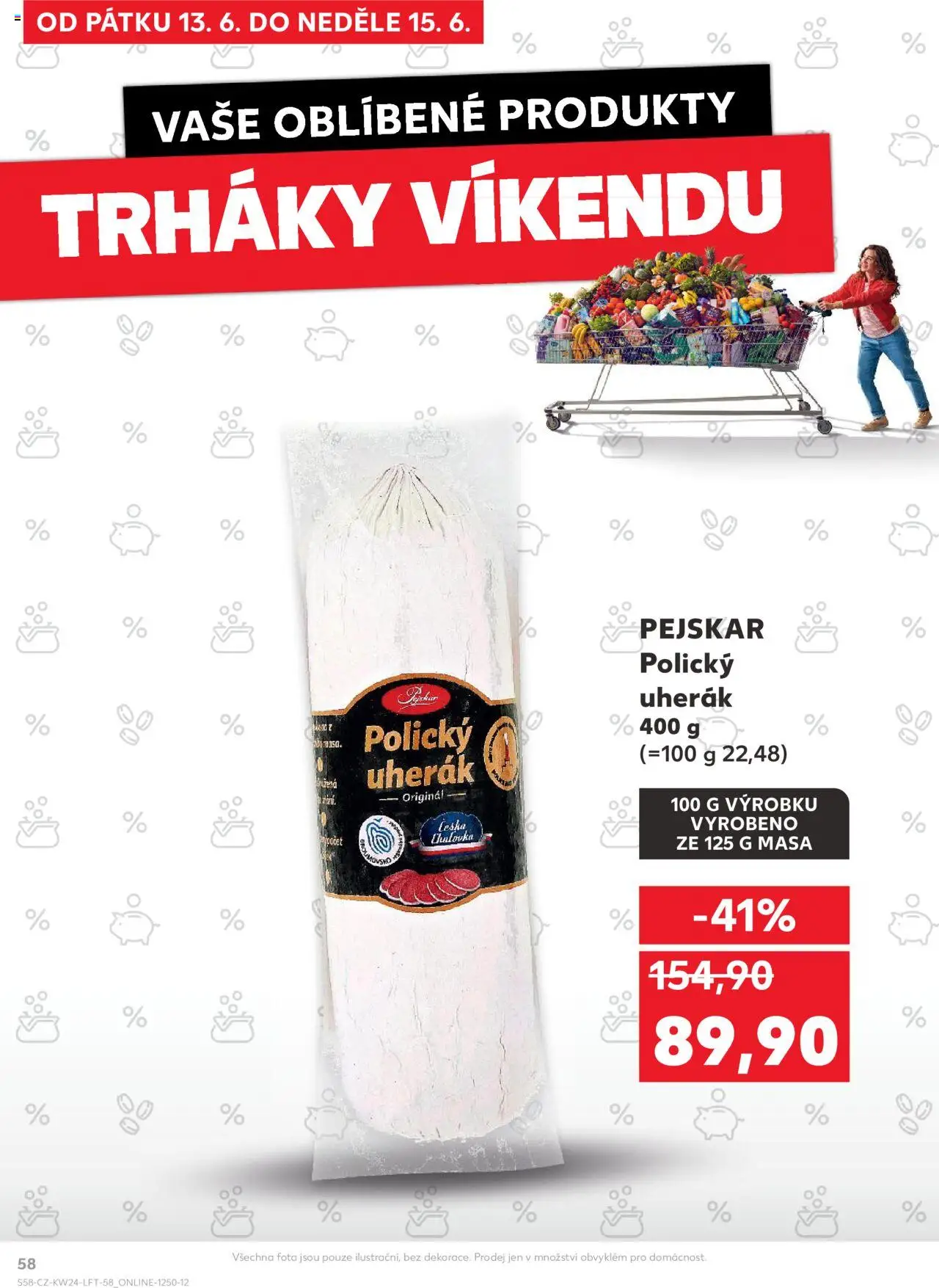 Kaufland leták - Chomutov od 11.06.2025 | Strana: 58 | Produkty: Uherák