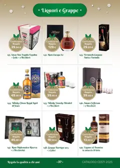 Anteprima del volantino Oasi Cesti catalogo valido a partire dal 26.11.2025 | Pagina: 37 | Prodotti: Rum, Liquore, Grappa, Amaro