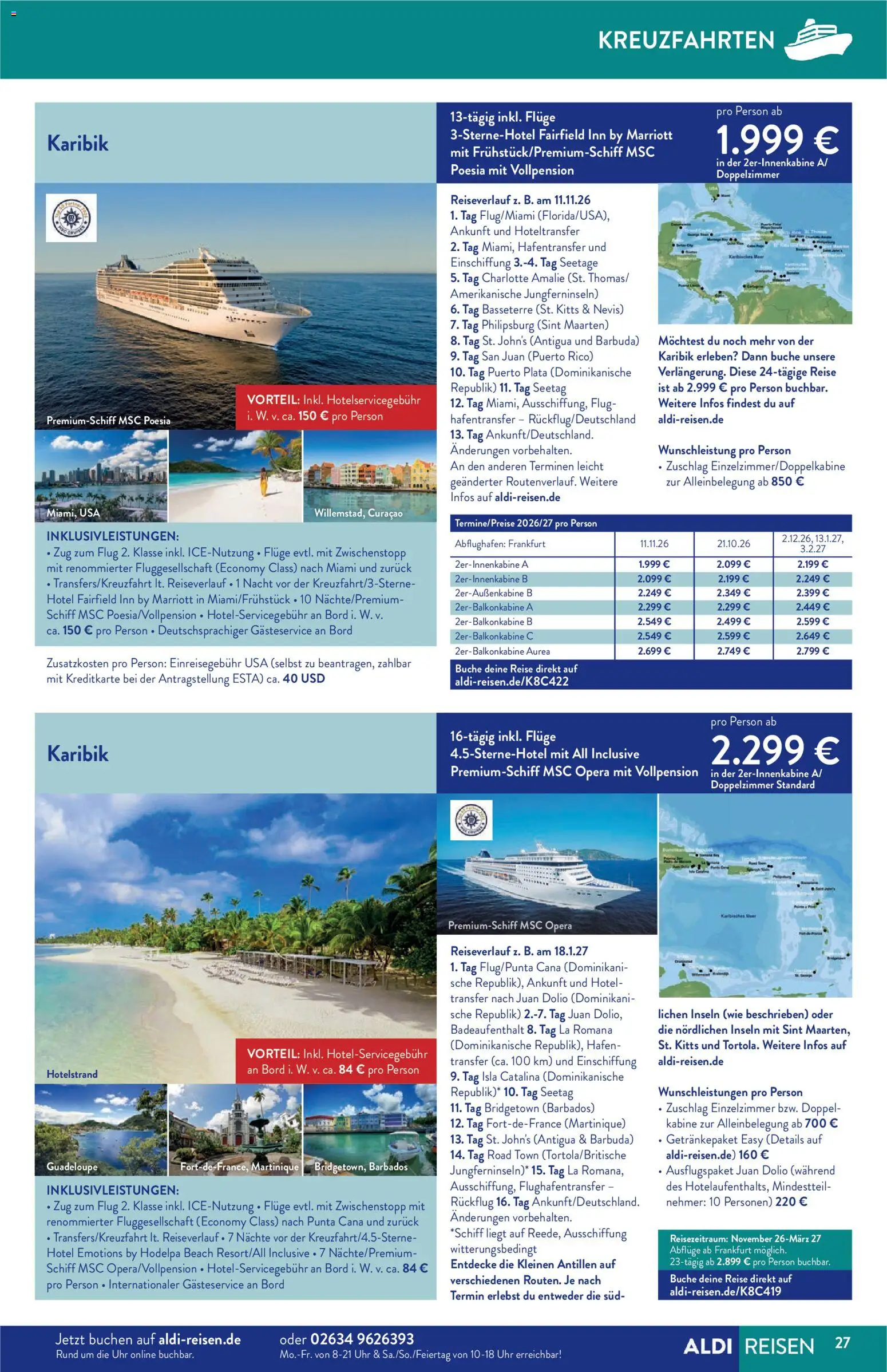 Aldi Reisen Prospekt 	 – gültig ab 01.03.2026 | Seite: 27 | Produkte: Uhr