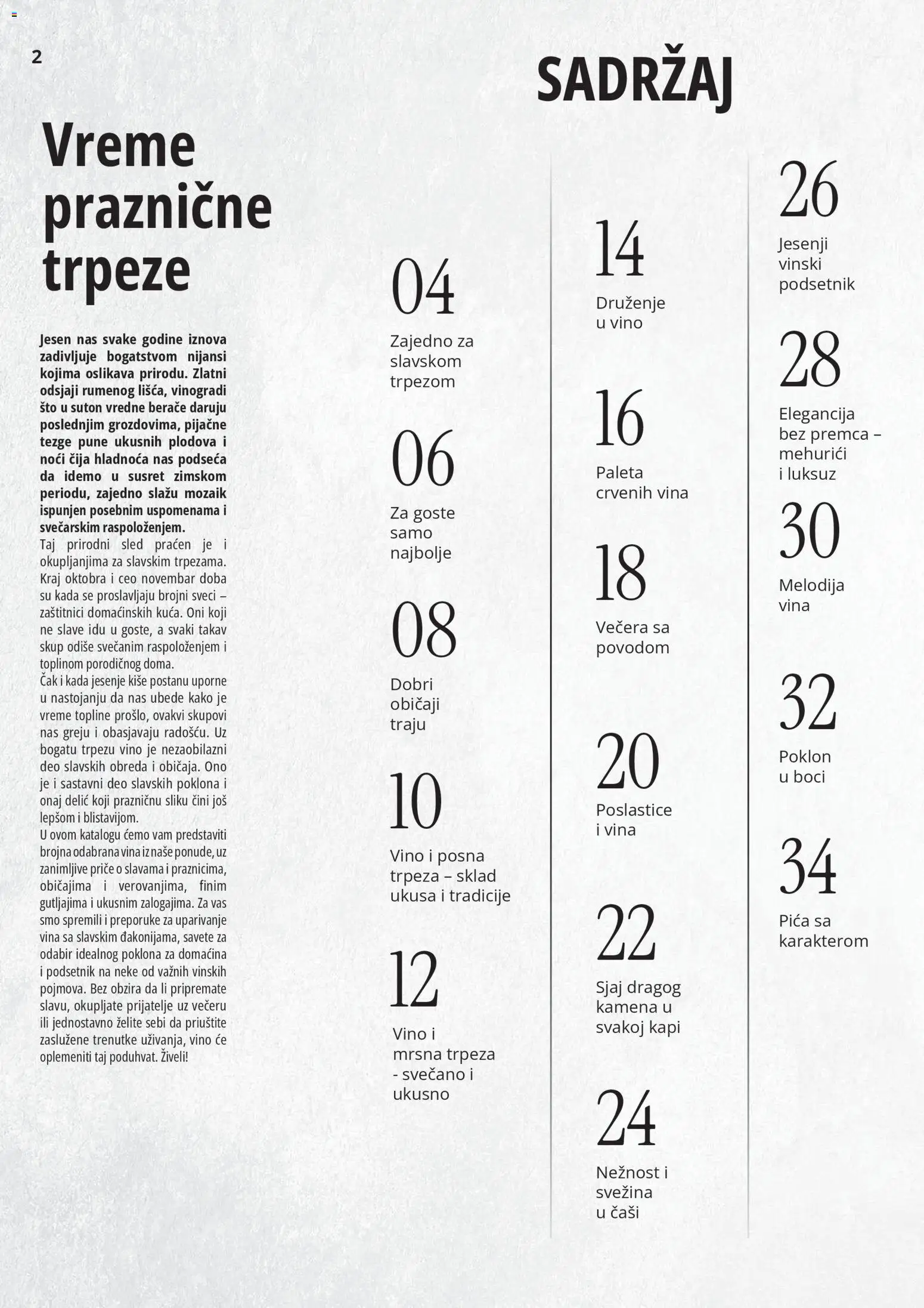 Idea katalog - važi od 23.10.2025 | Strana: 2 | Proizvode: Sto, Pica, Vino