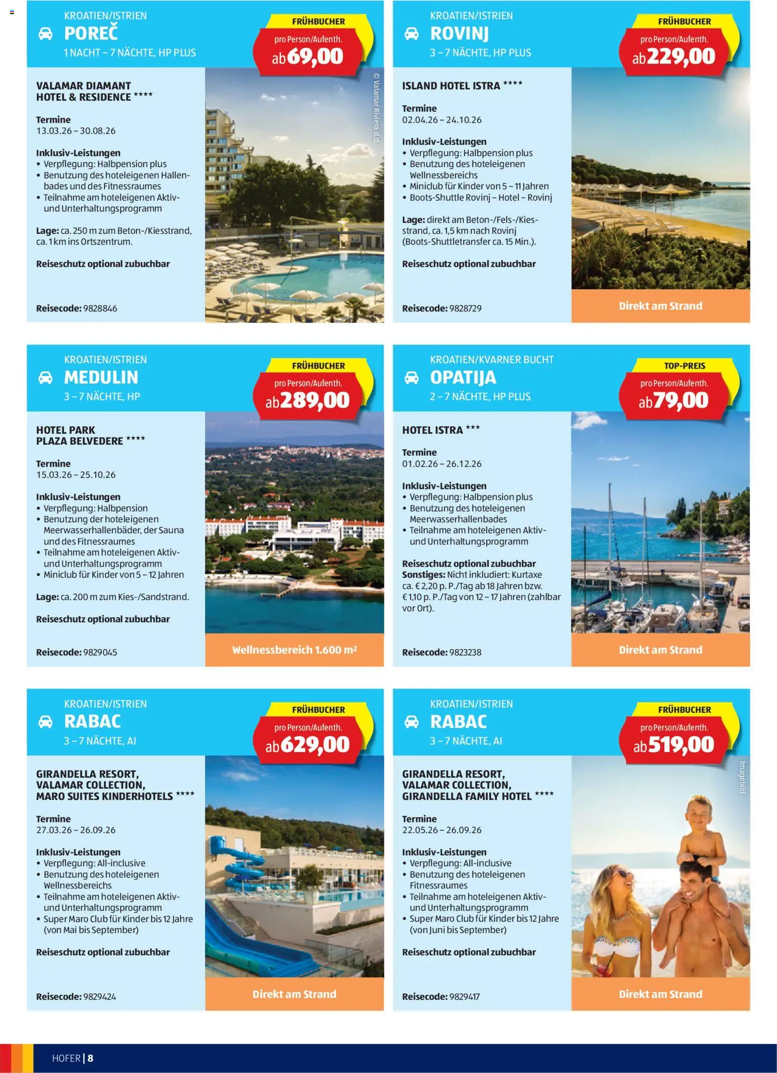 Hofer AT akciós ujság - amely érvényes a következő dátumtól: 31.12.2025 | Oldal: 8