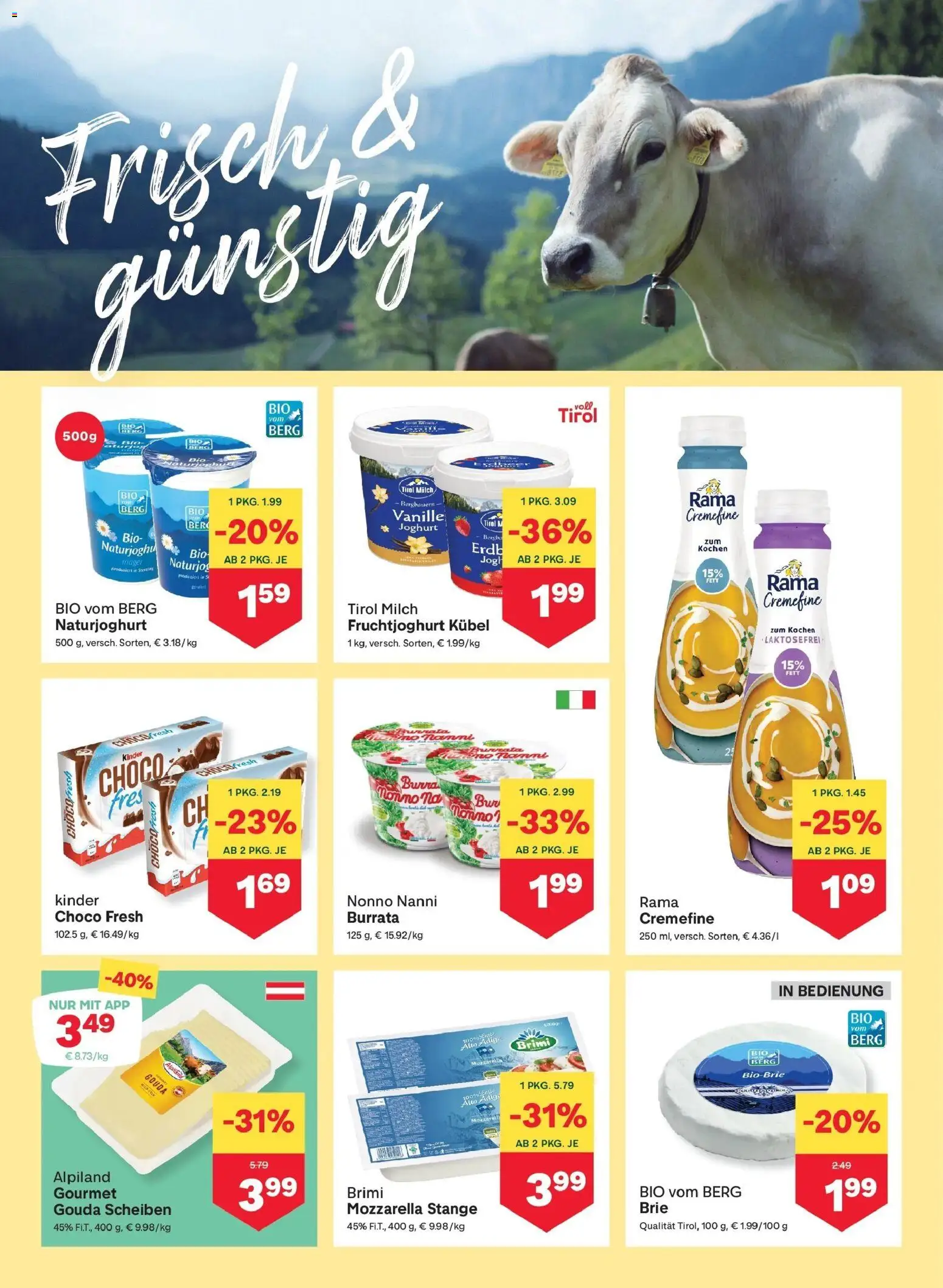 MPREIS Pfunds gültig ab 06.11.2025 | Seite: 5 | Produkte: Milch, Joghurt