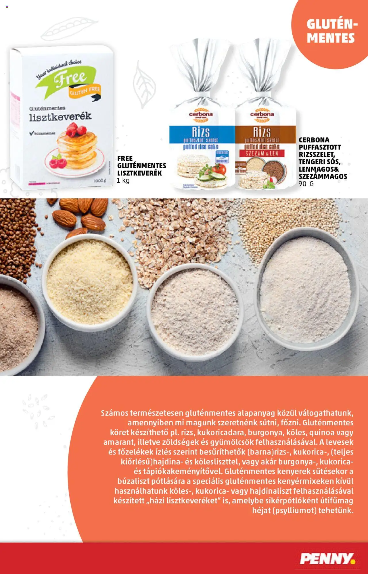 PENNY akciós ujság - amely érvényes a következő dátumtól: 01.04.2025 | Oldal: 9 | Termékek: Quinoa, Rizs, Gluténmentes