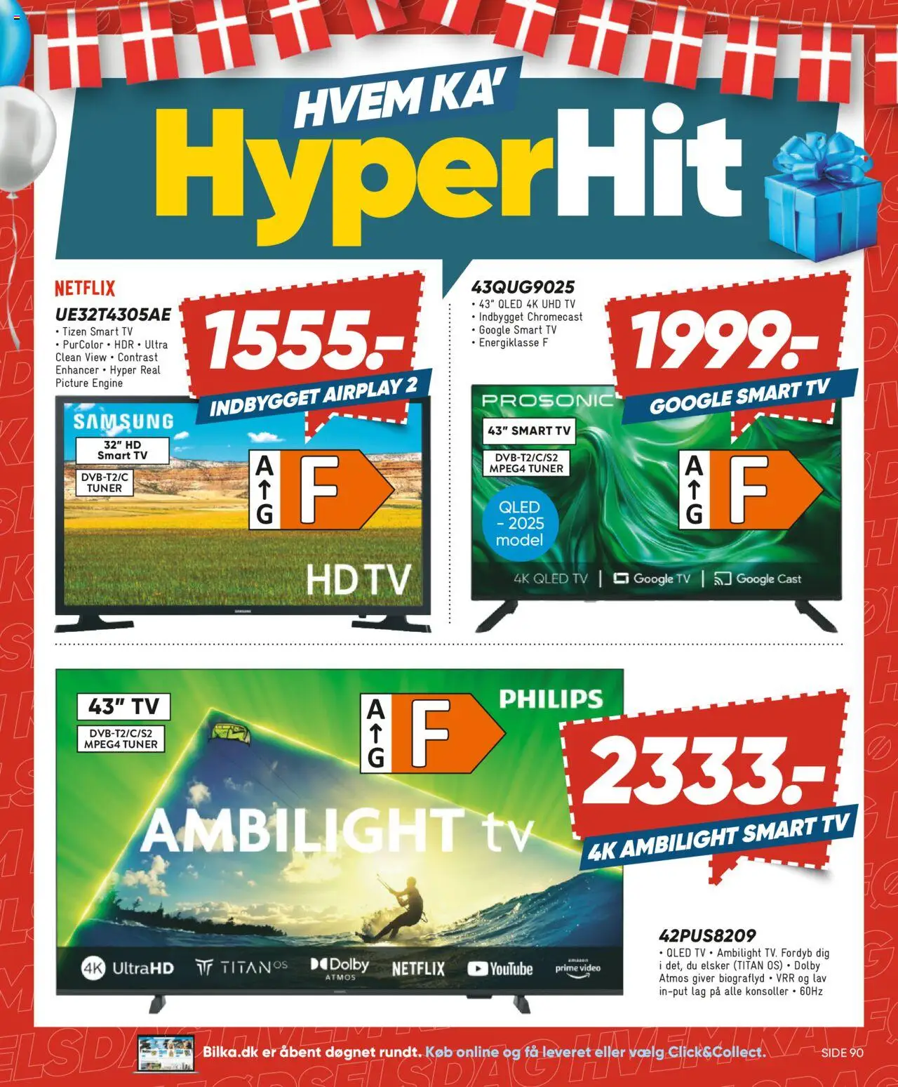 Bilka Tilbudsavis gyldig fra 01.08.2025 | Side: 19 | Produkter: Smart TV, TV, Video