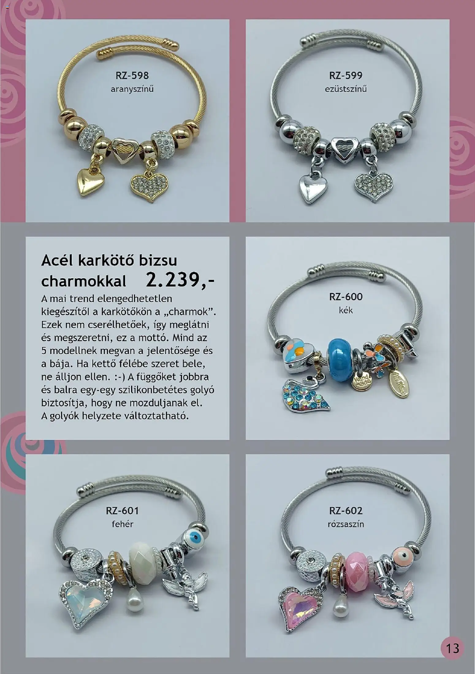 Betly akciós ujság - amely érvényes a következő dátumtól: 21.01.2026 | Oldal: 13 | Termékek: Karkötő