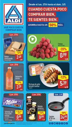Vista previa Aldi folleto Baleares válido desde el 27.04.2026