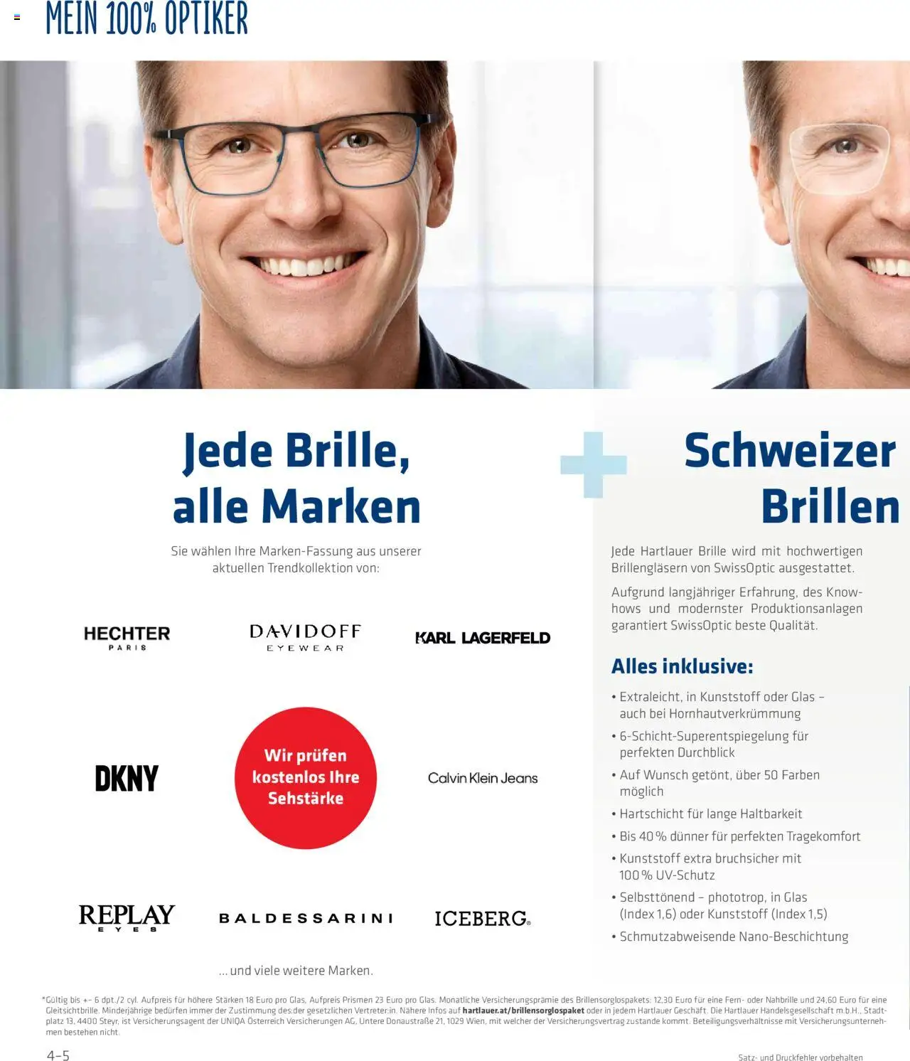 Hartlauer Optik gültig ab 01.09.2025 | Seite: 4 | Produkte: Brille, Jeans