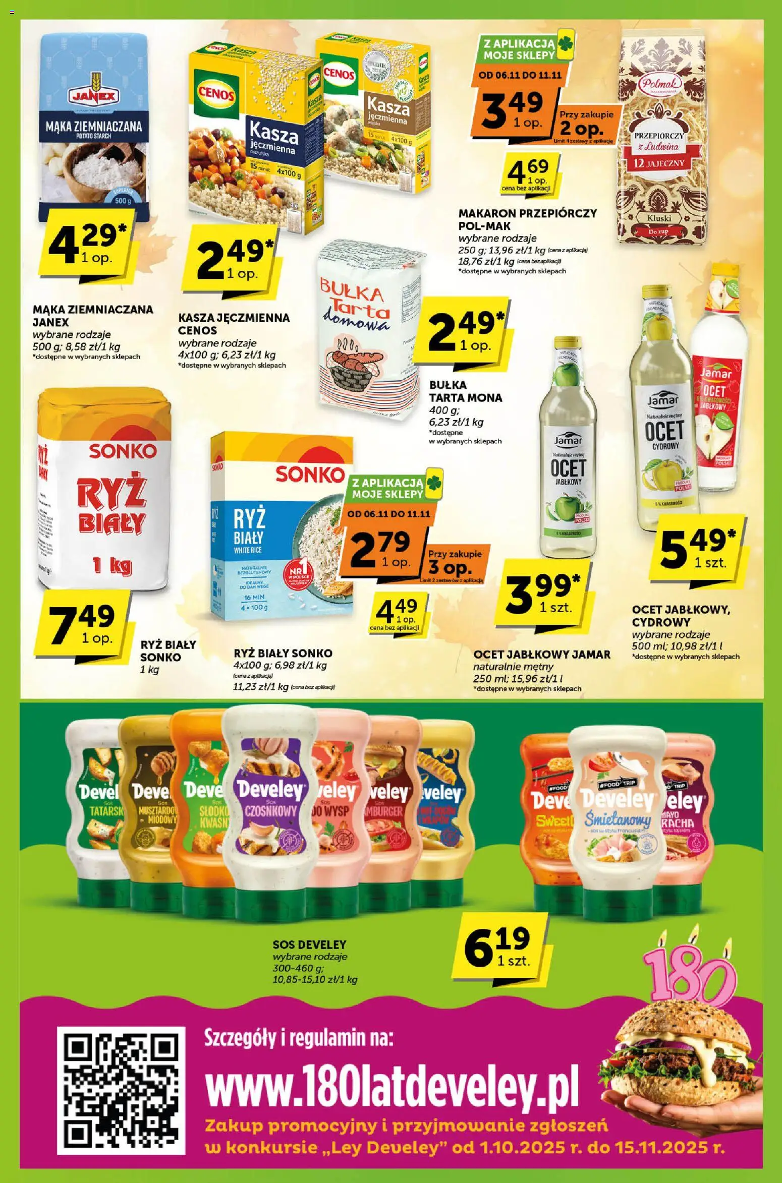 Groszek Gazetka - Sprawdź, co więcej od 30.10.2025 | Strona: 3 | Produkty: Ocet, Kasza jęczmienna, Bułka tarta, Bułka