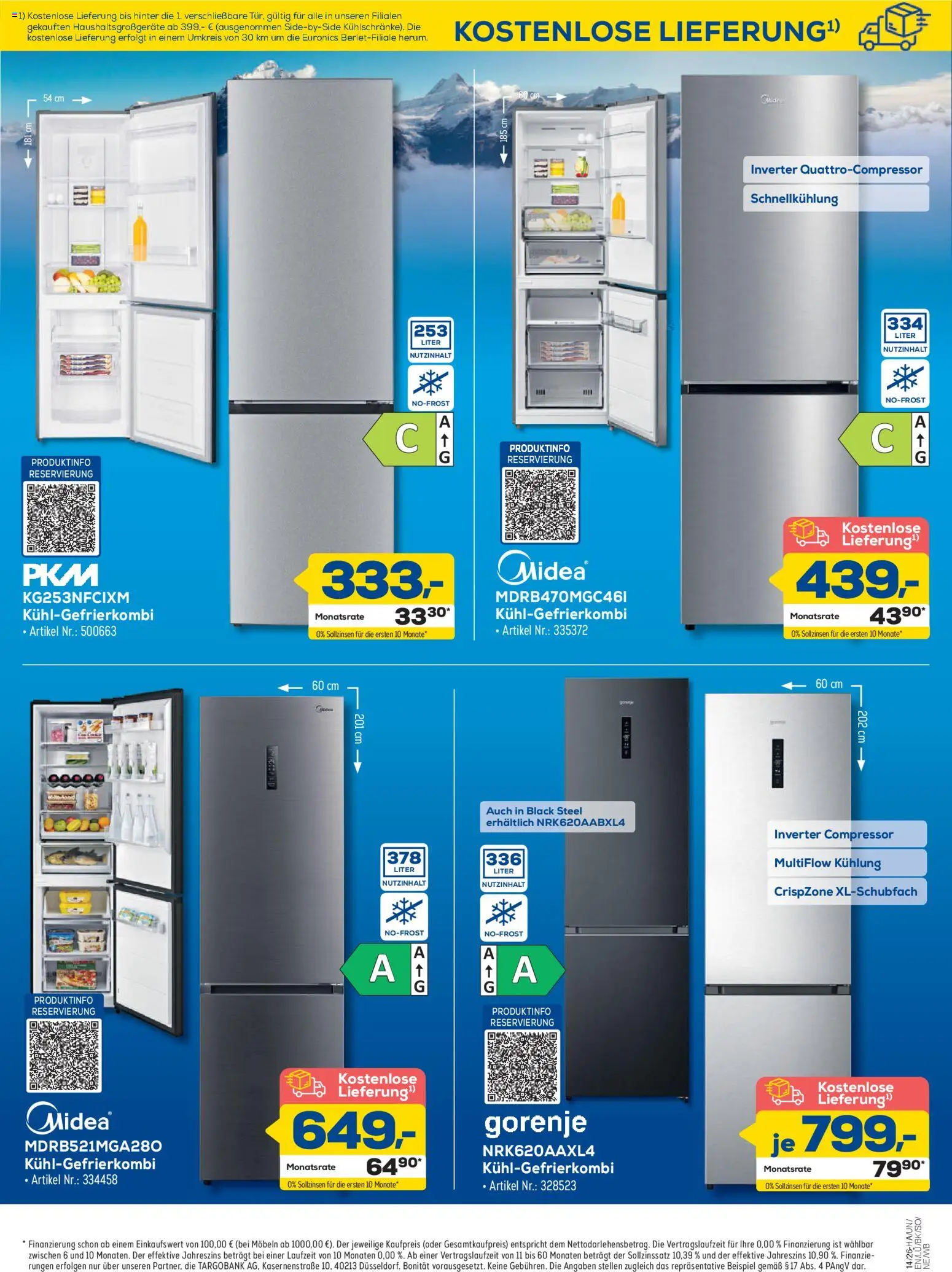 Euronics Prospekt Berlet – gültig ab 26.03.2026 | Seite: 9 | Produkte: Gorenje