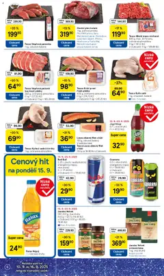 Tesco Mleté maso míchané, 800 g, max. 30% tuku, ochranná atmosféra (1 kg = 181,13 Kč) s Clubcard: (1 kg = 149,88 Kč) od 10.09.2025 | Strana: 6