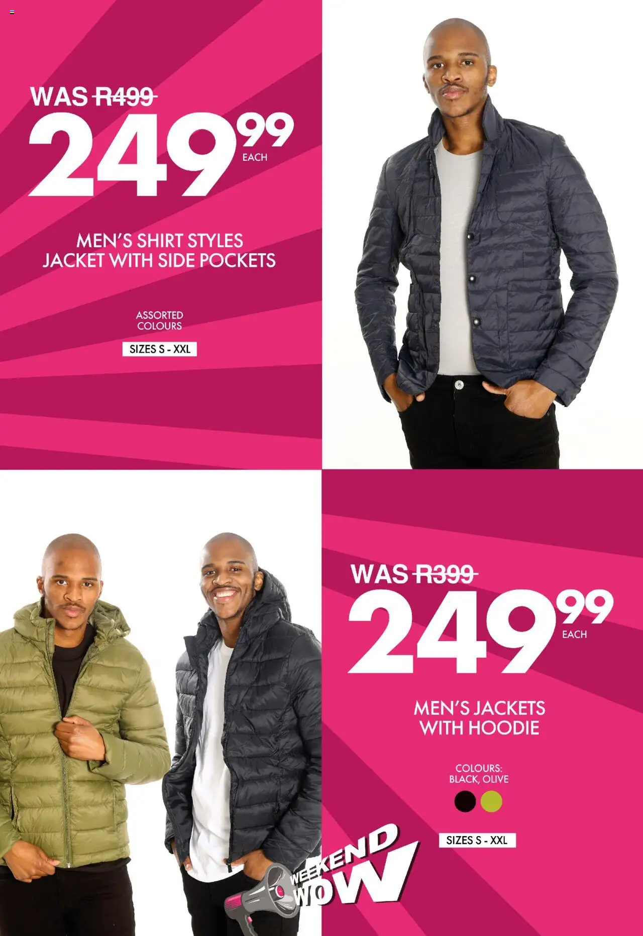 Save Weekend WOW │ valid from 01.08.2025 | Page: 13 | Products: Shirt, Hoodie, Jacket, Jackets