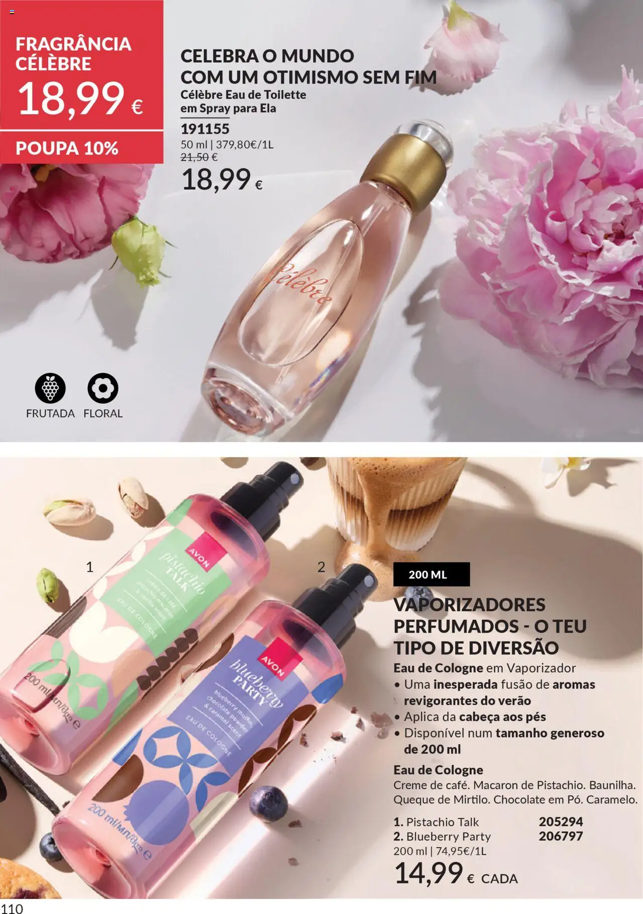 Catálogo Avon Campanha 10 │ válido de 01.10.2025 | Página: 110 | Produtos: Fragrância, Eau de toilette, Chocolate, Creme