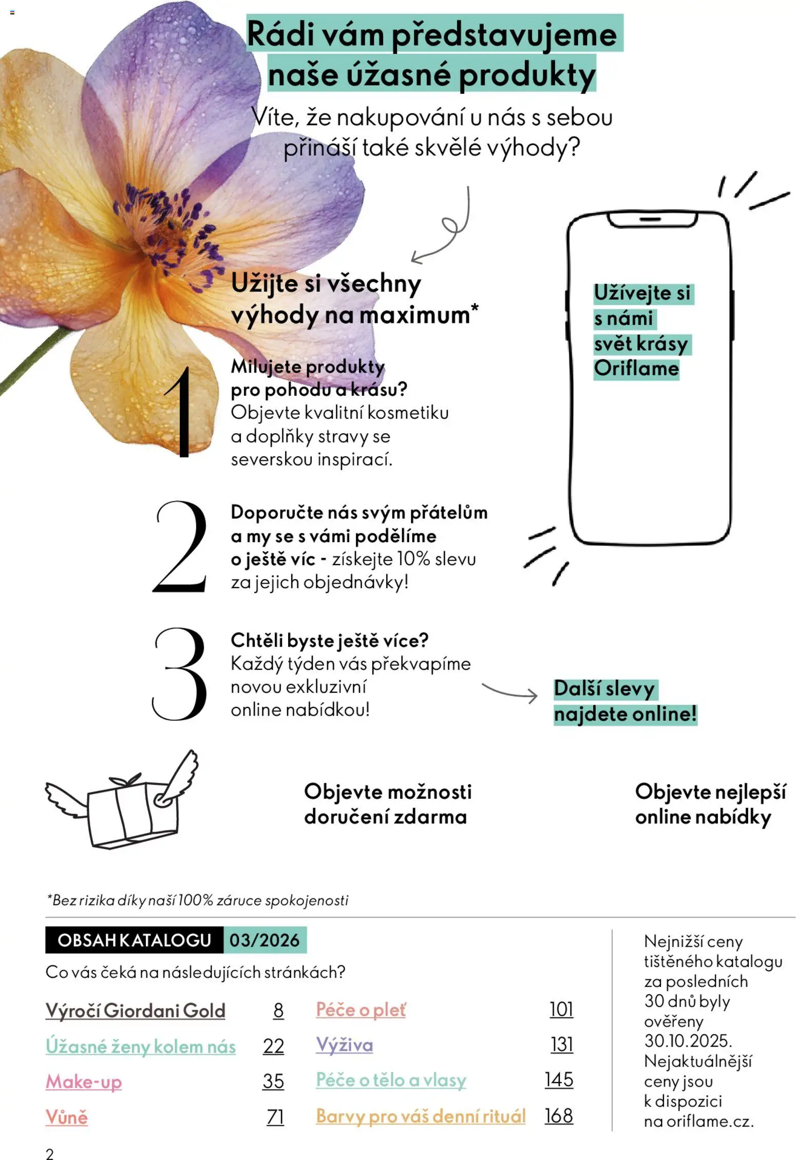 Oriflame katalog č.03/2026 od 11.02.2026 | Strana: 2 | Produkty: Makeup, Barvy