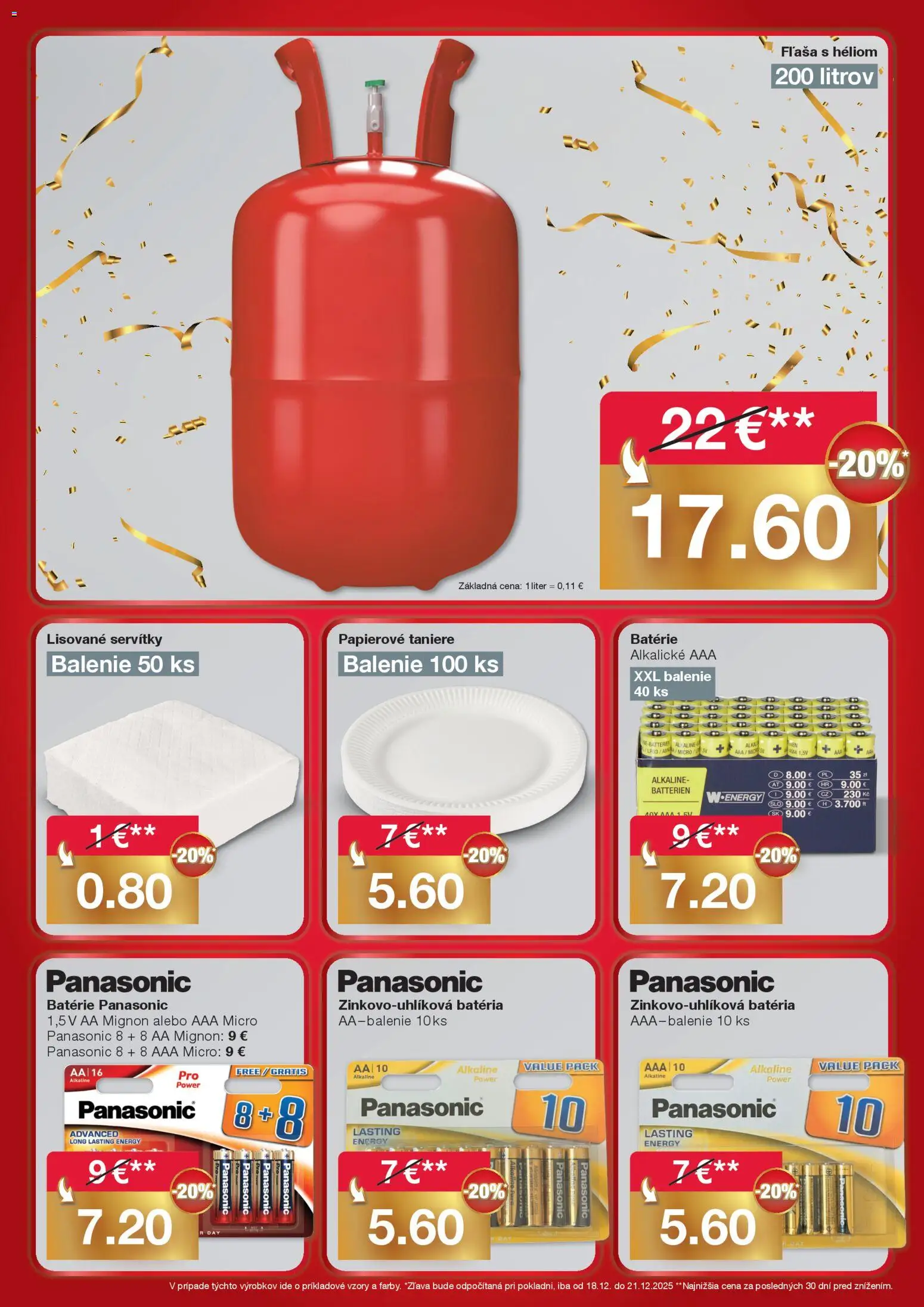 Nové Woolworth akcie – leták je platný od 15.12.2025 | Strana: 9 | Produkty: Batéria, Taniere