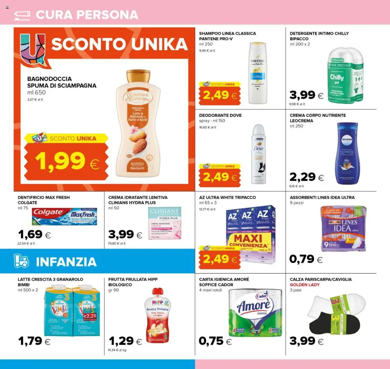 Volantino Tigre del 13.09.2025 | Pagina: 18 | Prodotti: Deodorante, Detergente intimo, Detergente, Intimo
