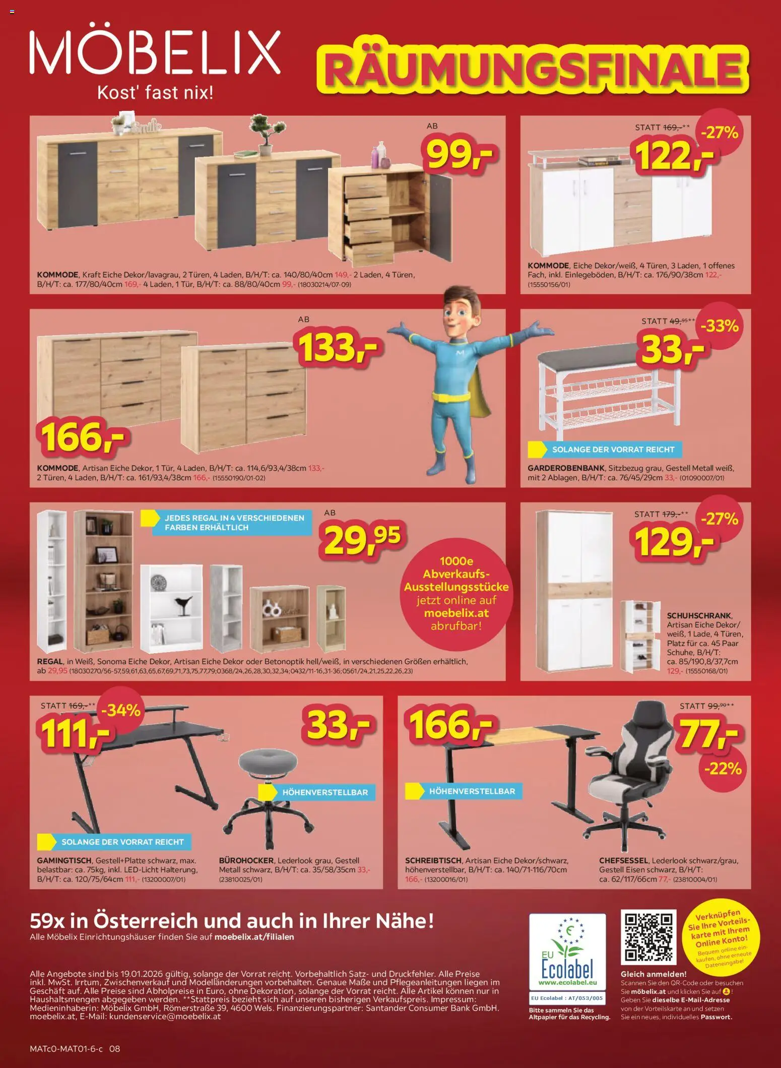 Möbelix Angebote gültig ab 13.01.2026 | Seite: 8 | Produkte: Regal